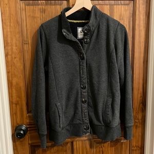 Boden Gray Button-Up Jacket